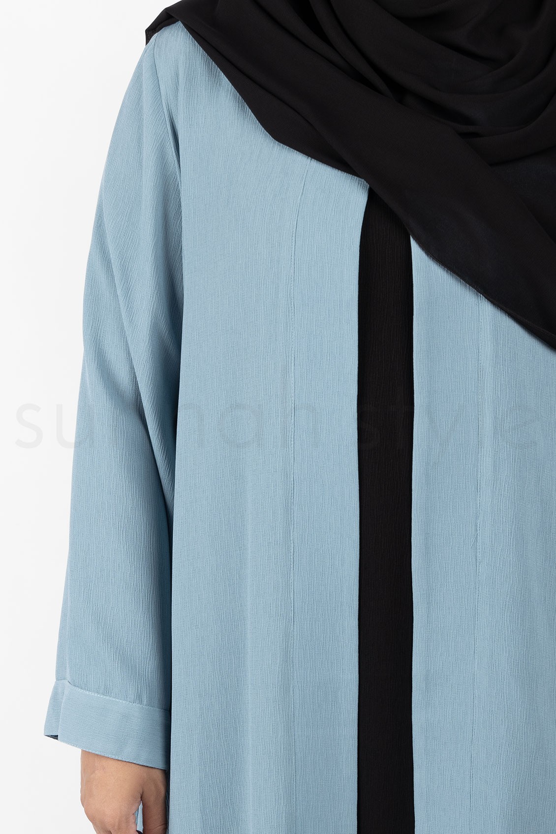 Sunnah Style Brushed Robe Sky Blue